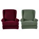 thumbnail image 1 of Paquete de 2 Protectores de Muebles con Funda para Sofá Y Sillón para Dormitorio, Sala de Borgoña + Verde, 1 of 9