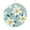 Pattern-3, variant on White Daisies Wild Flowers Ceramic Ornament White Daisies 2025 Christmas Ornaments Gift Ceramic Holiday Decoration Present Porcelain 3inch Flat with Gold Ribbon Both Sides