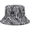 thumbnail image 2 of CoCopeaunts Black White Bucket Hat for Men Spring Summer Outdoor Sun Protection Fisherman Hat Women Bucket Cap Double-Faced Wear, 2 of 8