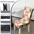 thumbnail image 6 of TSOVTHRID Strawberry Daisy Heart Patchwork Print Quilted Dining Chair Seat Covers Stretchable Soft Chair Cushion Cover Removable Universal Seat Slipcovers with Elastic Band, Set of 1, 6 of 7