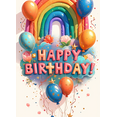 thumbnail image 4 of Colorful Theme Happy Birthday Banner Rainbow Design Balloon Decoration for Birthday Party Celebration Event, 4 of 7