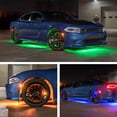 thumbnail image 4 of LEDGlow Million Color Slimline Car Underbody Lighting Kit & Wheel Well Combo, 4 of 6