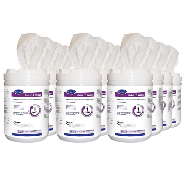 Toallitas Desinfectantes Oxivir 60 Sin Aroma Paquete de 12 25x25 cm
