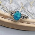 thumbnail image 3 of Xinyolin Oval Opal Rhinestone Knuckle Ring - Exquisite Women's Finger Ring, 3 of 8