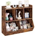 thumbnail image 6 of Yesfashion Kids Bookshelf and Bookcase Toy Storage Multi Shelf with Cubby Organizer Cabinet for Boys Girls, 6 of 8