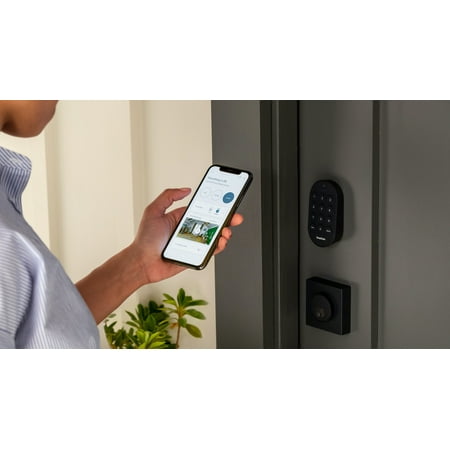 SimpliSafe - Smart Lock - Compatible with Gen 3 home security system - Black