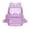 Purple, variant on Lightweight Backpack Anti-Theft Backpack with Preppy Accents, Stylish Cute Pastel Color-Block Daypack for Gift 2026 Back to School(Red,40×31)