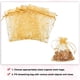 thumbnail image 4 of Bolsa de organza Uxcell, bolsas de malla transparente con estrellas y luna, bolsas de regalo con cordón, bolsas de fiesta al por mayor, fundas para joyas doradas de 5" x 7", 4 of 6