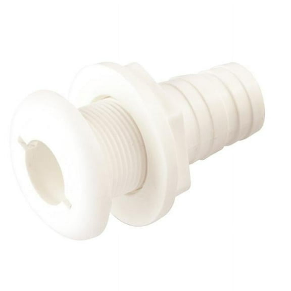 520750-1 Thru Hull Connector - White