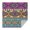 Yellow Geometric Boho, variant on Purple Ethnic Geometric Pattern Square Tablecloth,Waterproof Square Table Cover,Wipeable Spillproof Washable Table Cover for Home Kitchen Party Decor 42"X42"(107x107cm)