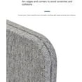 thumbnail image 2 of Acoustic Desk Divider Desk Partition Desk Privacy Panel Easy to Install, Reusable Raw Noise and Distraction Reducing Freestanding Acoustic(Gray,30X120CM), 2 of 8
