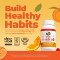 thumbnail image 4 of (2 pack) MaryRuth's Kids Omega-3 Gummies, Natural Immune Health Supplement with Vitamin C and Flaxseed Oil, 60 Count, 4 of 11