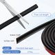 thumbnail image 2 of 2Pcs 24.6 ft Sellado de Climas, Cinta de Sellado de Puerta Autoadhesiva de Silicona, Sello Contra Fuego para Marcos de Puertas Exteriores, Ventanas, Brechas de Vidrio de Ducha, Negro, 2 of 6