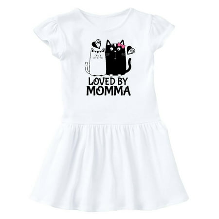 

Inktastic Loved By Momma Baby Outfit Gift Baby Girl Dress