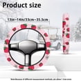 thumbnail image 7 of HUIACONG Cute Strawberry Golf Cart Steering Wheel Covers 13-14 Inches Easy to Install Unversial Golf Steering Wheel Cover Flannel Warm Fashion Interior Covers for EZGO Club Cars, 7 of 7