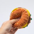 thumbnail image 4 of Pet Plush Toy, Hamburger Shaped Toy For Indoor Dogs, Interactive Dog Chew Toy, Dog Squeaky Toy, 4 of 4
