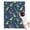 DarkBlue Cartoon Dinosaurs, variant on DarkBlue Cartoon Dinosaurs PartyElements Pattern Blanket,Comfortable Soft Flannel Throw Blanket,All Season,Warm Lightweight Blankets for Sofa Bed Couch Living Room Chair,30"x40"