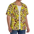 thumbnail image 2 of Kdxio Men's Hawaiian Shirt for Men Short Sleeve Shirt Chicken Cartoon Summer Casual Holiday Beach Button Down T-Shirts, 2 of 5
