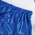 thumbnail image 4 of Loopsun Girls Midi Skirts, Girls Solid Color Sequin Plaid Mid Calf Skirt Blue, 2-3 Years, 4 of 4