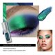 thumbnail image 5 of Sombra de ojos multicolor brillante de 19 colores, sombra de ojos polarizada con purpurina, camaleón, pavo real, azul, morado, líquido, alto brillo, maquillaje Aurora, 5 of 5