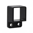 thumbnail image 4 of Plum Fittings Aluminum Fence Standard Wall Mount 1 1/4" x 1 1/4" for Rails - Residential Rail Mounts | Black | Pack of 6, 4 of 6