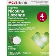 CVS Nicotine Lozenge 4 mg 48 Lozenges Ea 144 Mint Lozenges 2025 EXP X6