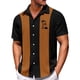 thumbnail image 2 of Men's Hawaiian Printed Button Short Sleeve Shirts Men's Casual Fashion Short Sleeve ShirtsXL, 2 of 4