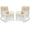 Beige, variant on VIVIJASON 2 Piece Patio Wicker Rattan Rocker Chair, Outdoor Rattan Rocker Chair with Cushions & Steel Frame, All-Weather Rocking Lawn Wicker Furniture for Garden Backyard Porch (White Wicker/Red)