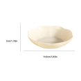 thumbnail image 2 of COM1950s Flower Shaped Serving Bowl, Melamine Decorative Fruit Bowl with Scalloped Petal Rim, Multipurpose Snack and Candy Bowl for Kitchen Table Home Decor, 2 of 5