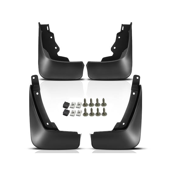 Mud Guard Set 4 - Compatible with 2020 - 2023 Lincoln Corsair Sport Utility - Autopart Premium