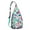 Greenish-blue-12, variant on Fashion Leopard Sling Backpack - Runway-Inspired Print, Lightweight Durable Shoulder Bag