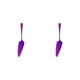 thumbnail image 1 of Servidor de pastel de acero inoxidable Inteprter Violeta 2piezas, 1 of 6