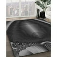 thumbnail image 3 of Ahgly Company Machine Washable Indoor Rectangle Transitional Midnight Gray Area Rugs, 8' x 10', 3 of 7