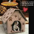 thumbnail image 2 of Pet Supplies Foldable Dog House Small Pet Bed Tent Kennel Indoor Portable Trave, 2 of 8