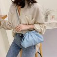 thumbnail image 4 of Mujer PU Dumpling Monedero Bolso plisado Hobos de lujo Bolsas (Azul) Tmvgtek Oficina Multiescena Multifunción, 4 of 9
