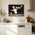 Chef Canvas Wall Art, Rustic Vintage Kitchen French Country Dessert ...