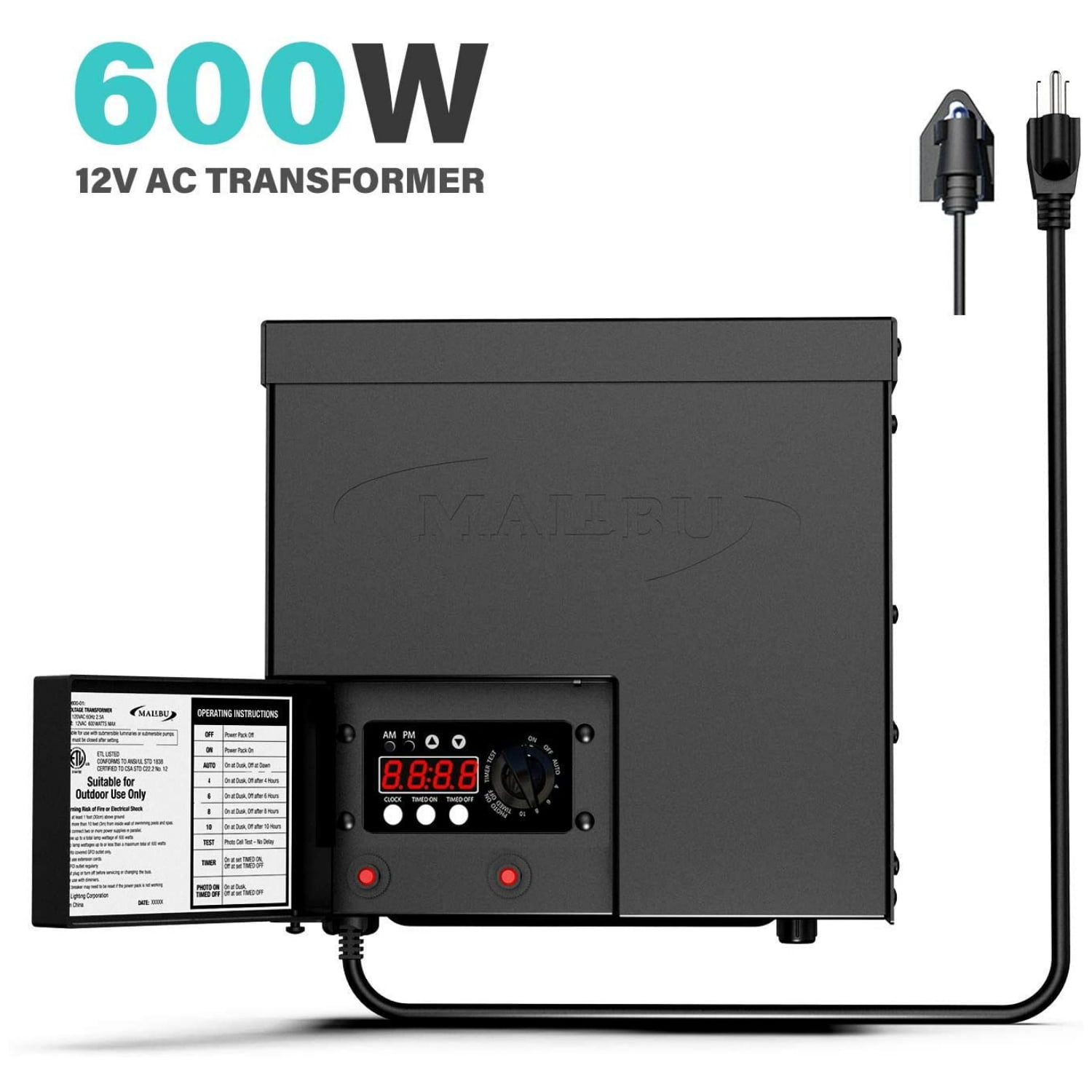 600W Low Voltage LED Transformer