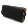 thumbnail image 3 of Black Leather Side Case Side Cover Pouch Belt Holster Clip B2 for iPhone 5 5S, 3 of 6