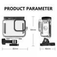 thumbnail image 2 of Waterproof Housing Case Compatible with GoPro HERO9 Black, 60M/196FT Underwater Protective Diving Casae Shell with Bracket Mount Accessories Compatible with Hero, 2 of 7
