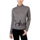 thumbnail image 1 of Calvin Klein suéter de punto con cuello simulado para mujer, gris, extragrande Calvin Klein Tejer, 1 of 1