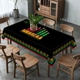 thumbnail image 4 of Kwanzaa Table Cloth Kinara African American Heritage Festival Tablecloth Decoration Kitchen Dining Room Home Table Cover-60×84inch, 4 of 5