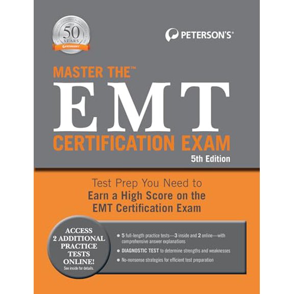 Pre-Owned Master the EMT Certification Exam (Paperback) 0768943647 9780768943641