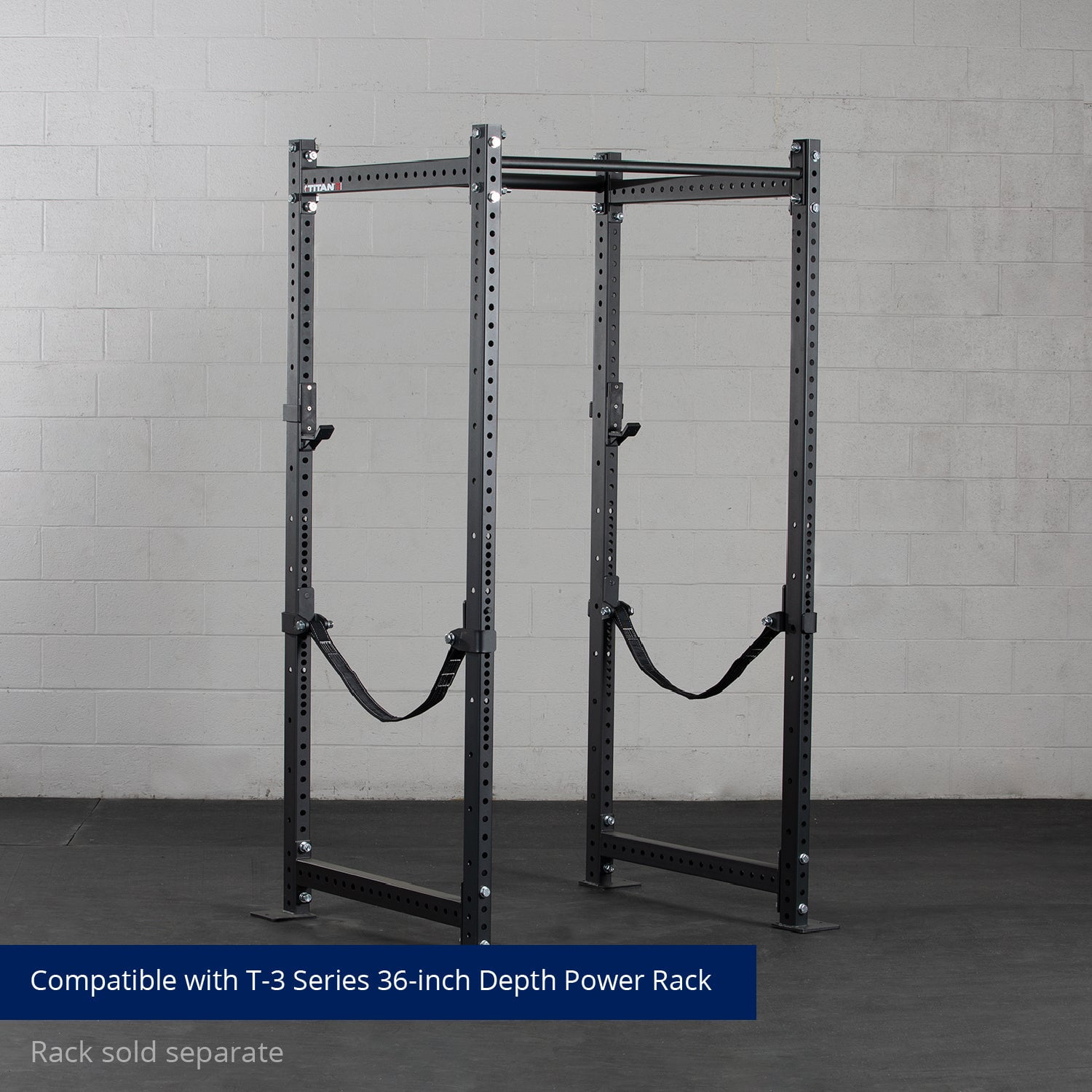 Titan Fitness T-3 Series Safety Straps, Fits 36" Depth T-3 Series Power Rack, Rated 3,100 LB Per Strap