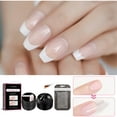thumbnail image 2 of Juego de gel de extensión de uñas de 15 ml con papel de cristal para uñas, gel de extensión sólido, 2 of 4