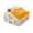 Yellow, variant on FSAGAE Ceramic Incense Coil Holder with Ash Catcher Mosquito Repellent Stand for Home Yellow