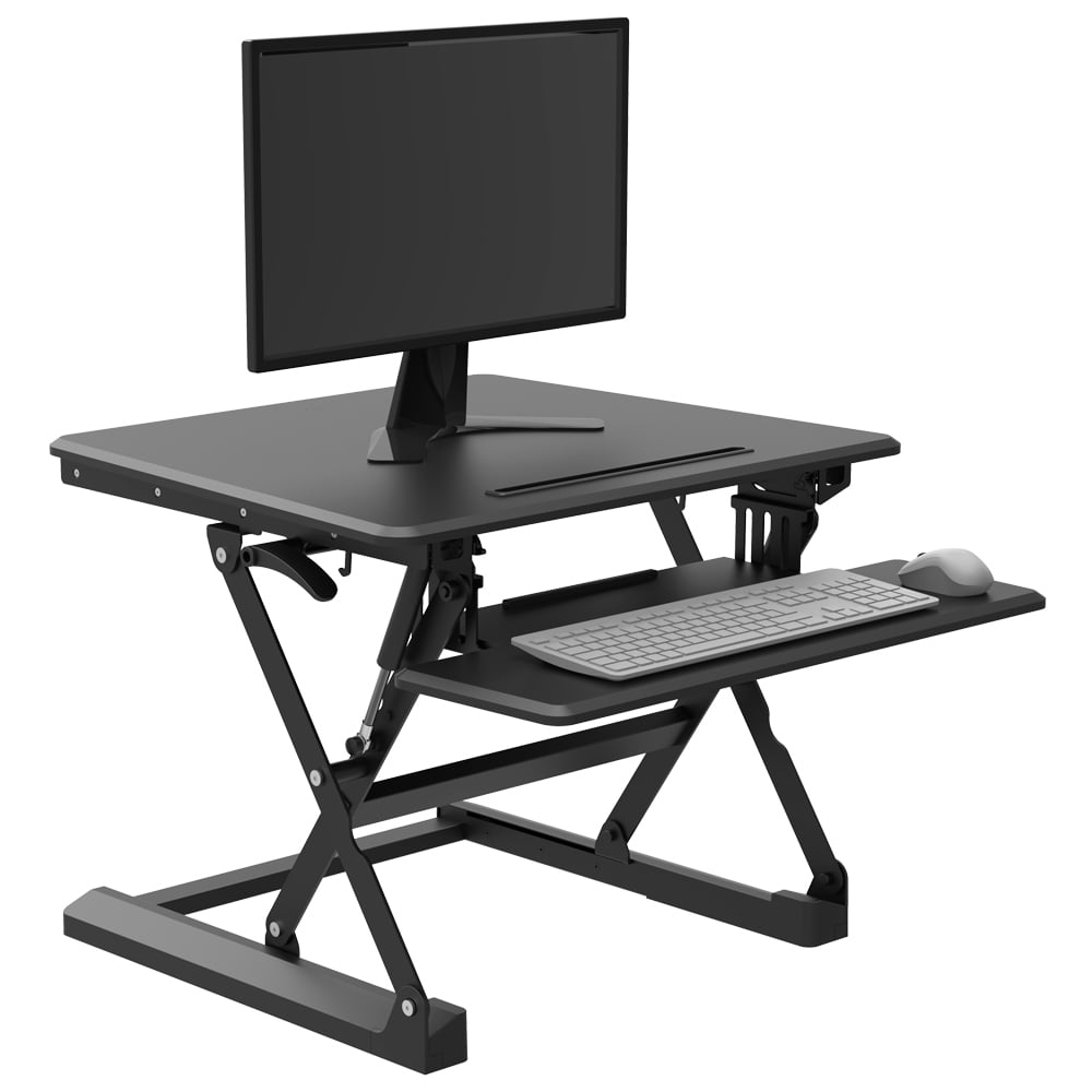 Barkan Sit-stand Gas Spring 2 Surface Working Station Black Workstation Vertical Adjustment Touch & Adjust Sit-Stand Gas Spring Balancer 2 Year Warranty
