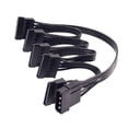 thumbnail image 1 of Sywqhk Molex 4 pines macho 1 a 5 SATA 15 pines hembra disco duro cable de alimentación 30 pulgadas, 1 of 9