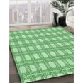 thumbnail image 3 of Ahgly Company Machine Washable Indoor Square Transitional Light Green Area Rugs, 6' Square, 3 of 7