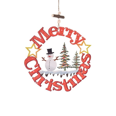 

Gaiseeis Resin Craft Christmas Pendant LED Light Christmas Tree Decoration Scene Festival B