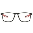 thumbnail image 4 of 3 Pairs of Oversized Sports Reading Glasses Flexible Square Readers for Women and Men, Personalized Lightweight Presbyopic Glasses HD +2.00, 4 of 7